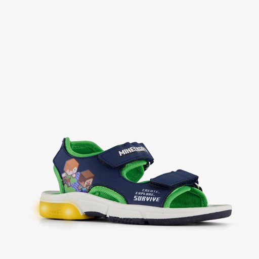 Jongens sandalen met lichtjes blauw