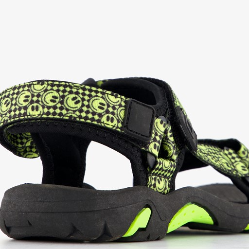 Jongens sandalen zwart geel