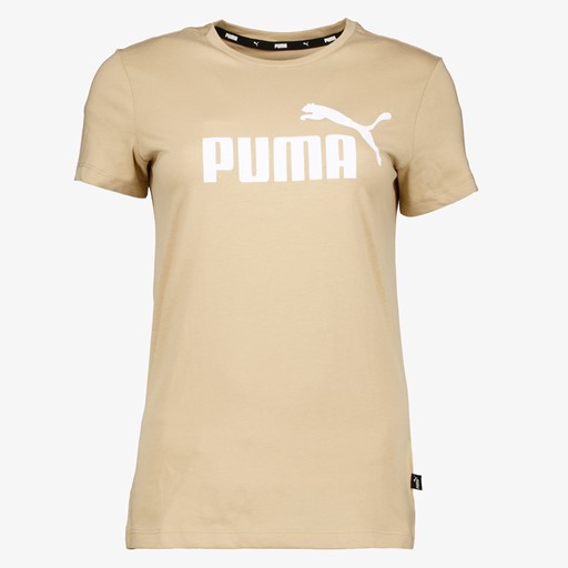 Essentials Logo dames T-shirt beige