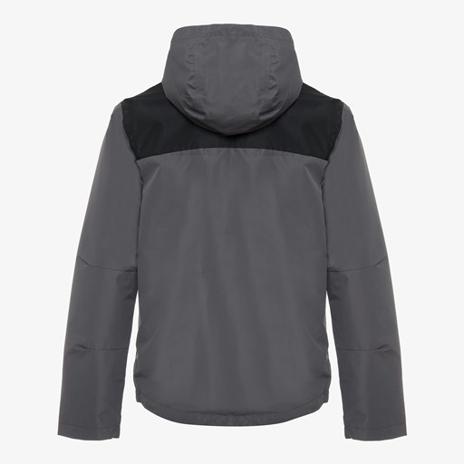 Heren jas winddicht donkergrijs