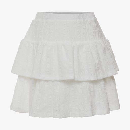 Meisjes rok wit