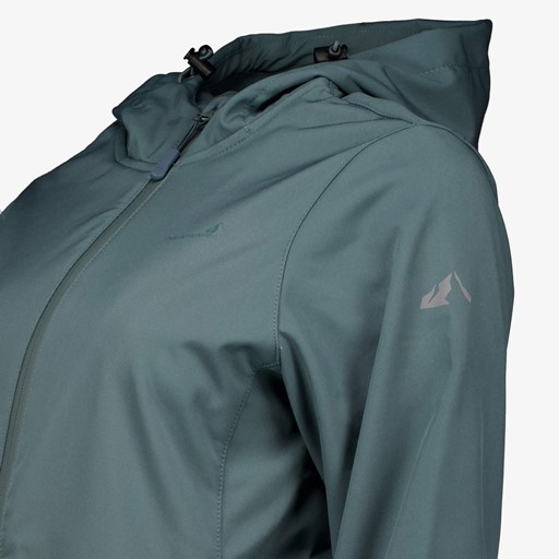 Dames softshell jas groen
