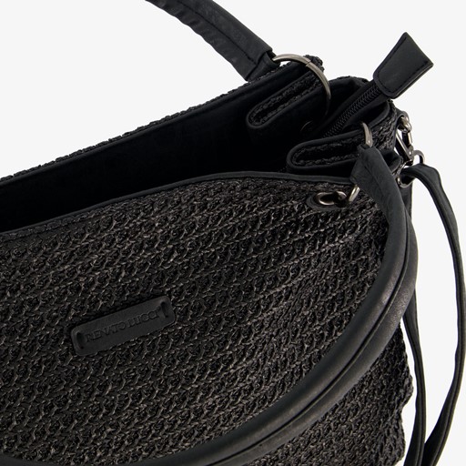Dames stro tas zwart