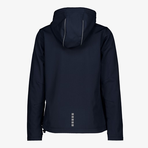 Kinder softshell jas blauw