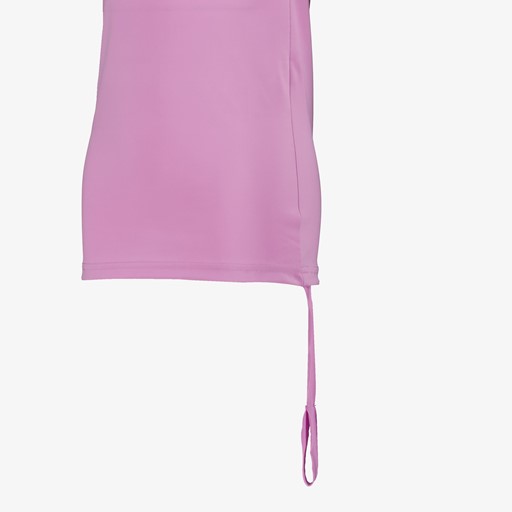 Meisjes UV zwemshirt met korte mouwen lila