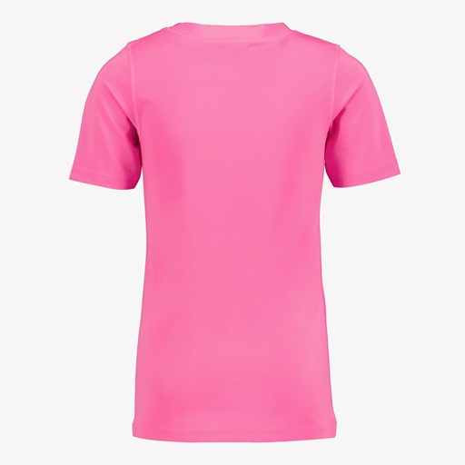 Meisjes UV zwemshirt met korte mouwen roze