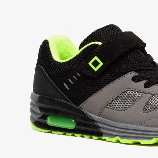 Jongens sneakers zwart/grijs