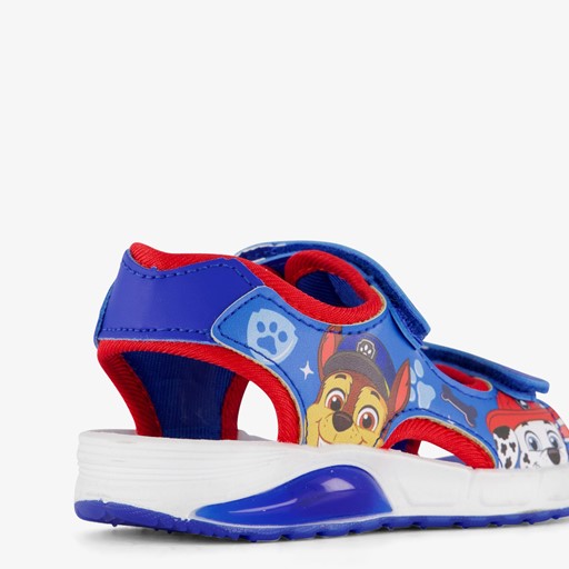 Kinder sandalen met lichtjes blauw