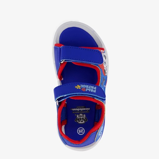 Kinder sandalen met lichtjes blauw