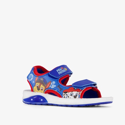 Kinder sandalen met lichtjes blauw