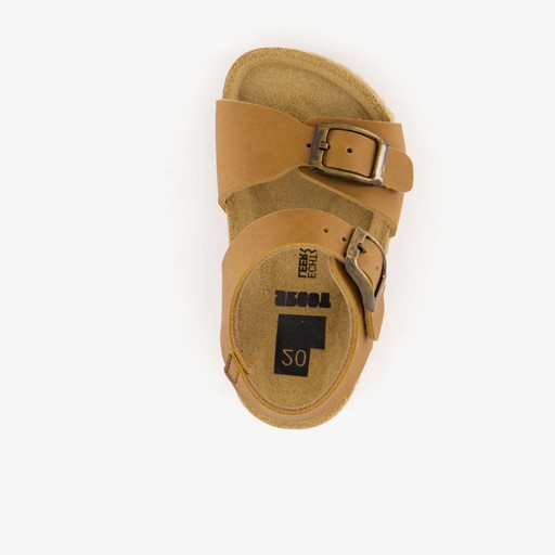 Bio kinder sandalen cognac bruin