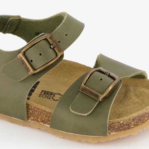 Bio kinder sandalen kaki groen