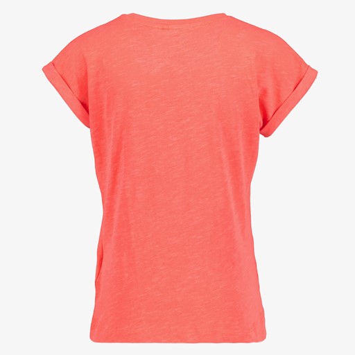 Name It meisjes T-shirt met opdruk koraal roze