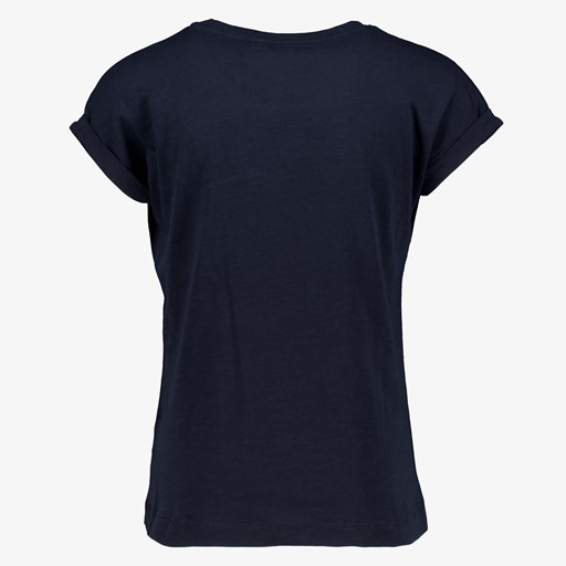 Name It meisjes T-shirt met opdruk donkerblauw