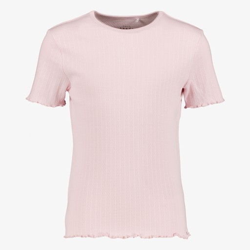 Name It geribd meisjes T-shirt lichtroze