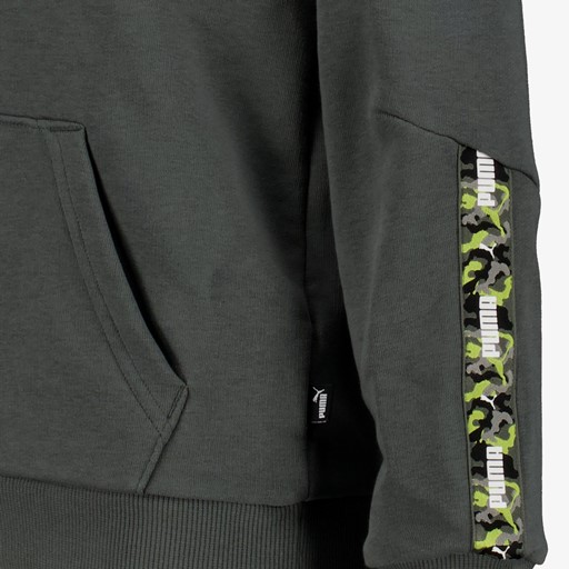 Essentials Tape Camo kinder hoodie grijs