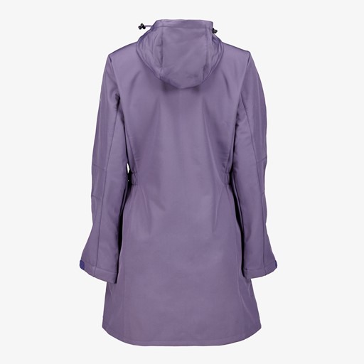 Dames softshell parka jas paars