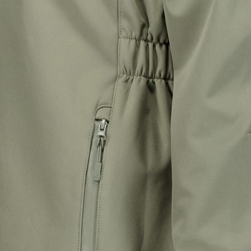 Dames softshell parka jas groen