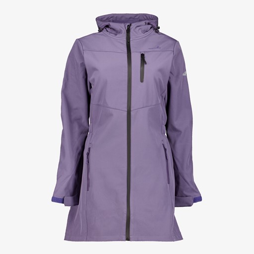 Dames softshell parka jas paars