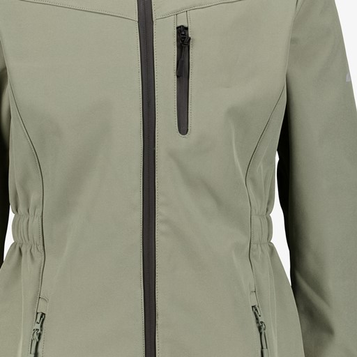 Meisjes softshell parka jas groen