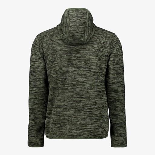 Heren outdoor fleece vest groen