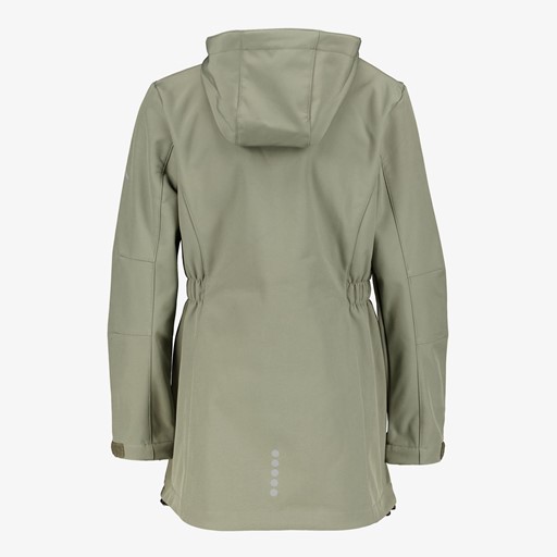 Meisjes softshell parka jas groen