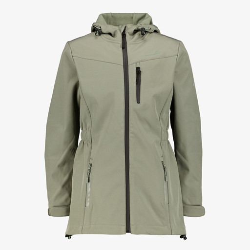Meisjes softshell parka jas groen