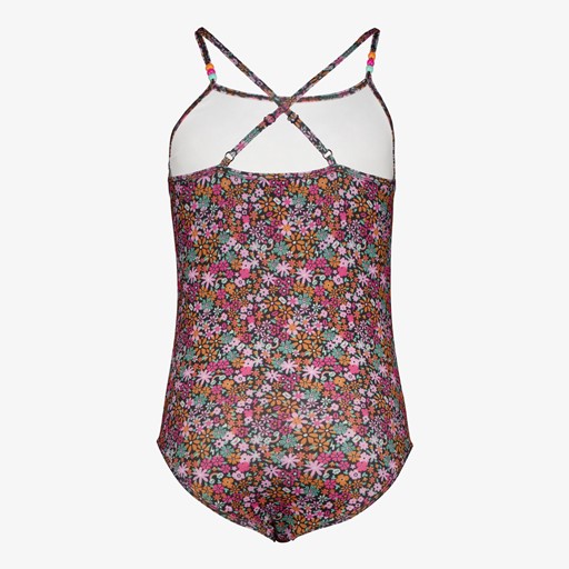 Meisjes badpak met bloemenprint