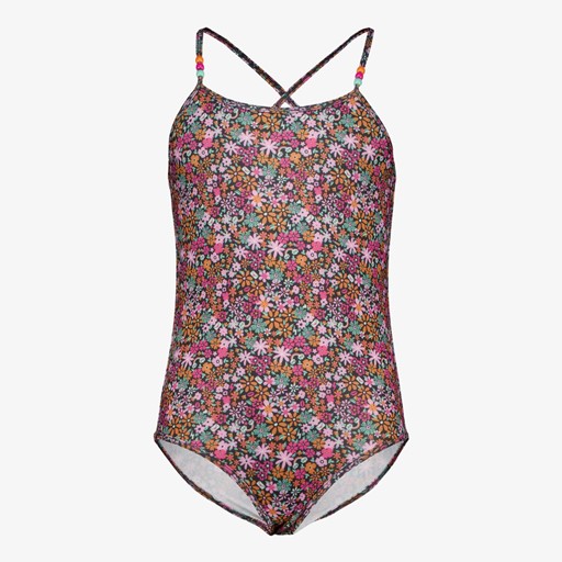 Meisjes badpak met bloemenprint