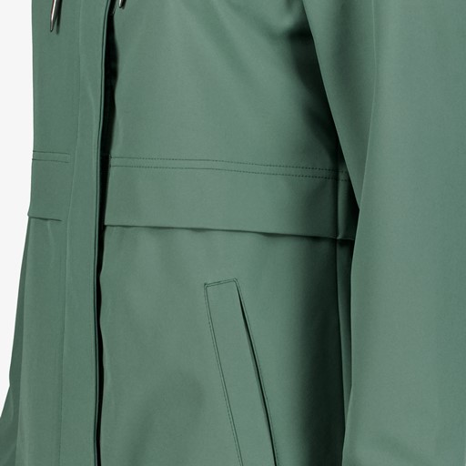 Dames softshell parka jas groen