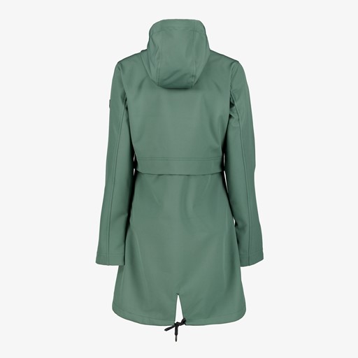 Dames softshell parka jas groen