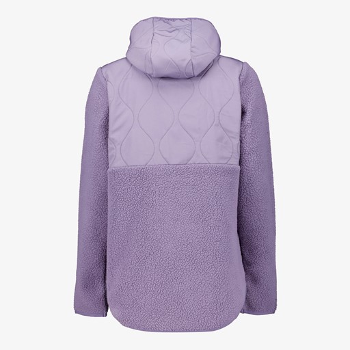 Dames anorak fleece vest paars