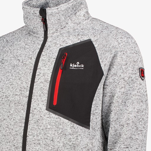 Heren outdoor vest grijs