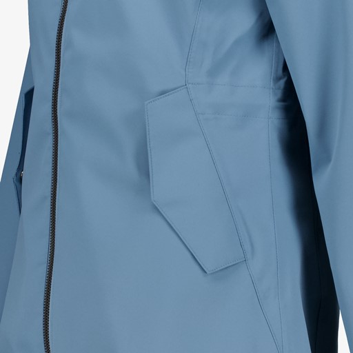 Dames outdoor jas waterbestendig blauw