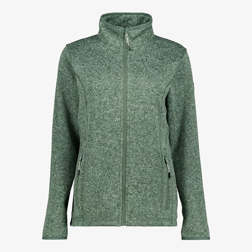 Dames outfoor fleece vest groen