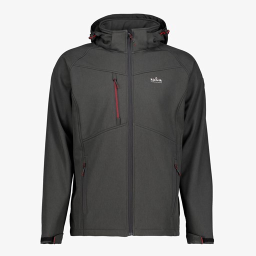 Heren softshell jas zwart
