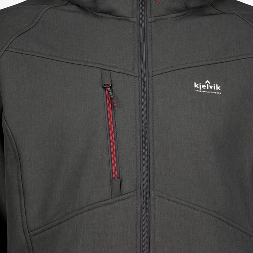 Heren softshell jas zwart