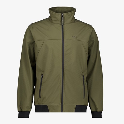 Heren softshell jas groen