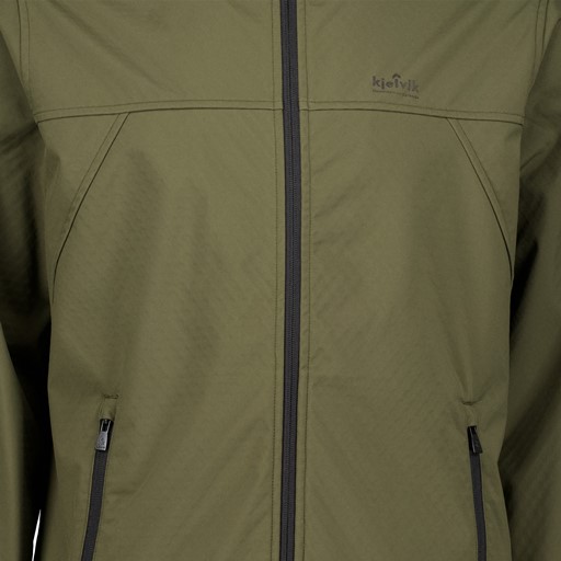 Heren softshell jas groen