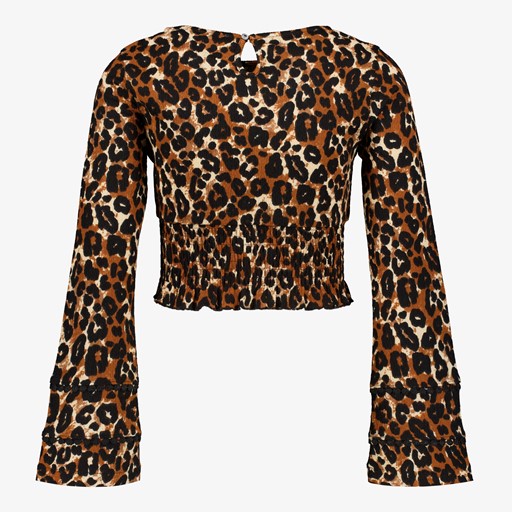 Meisjes cropped tot met luipaardprint