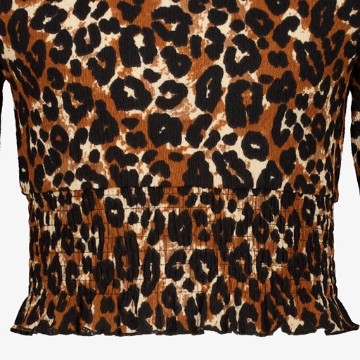 Meisjes cropped tot met luipaardprint