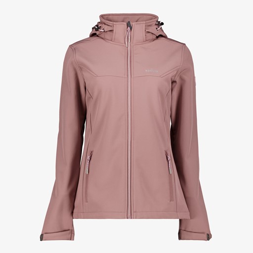 Dames softshell jas roze