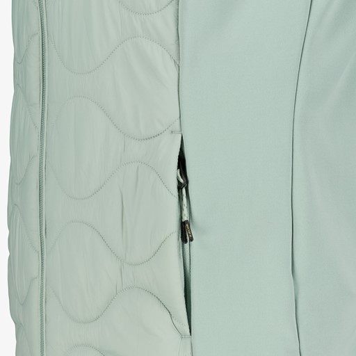Dames bodywarmer lichtgroen