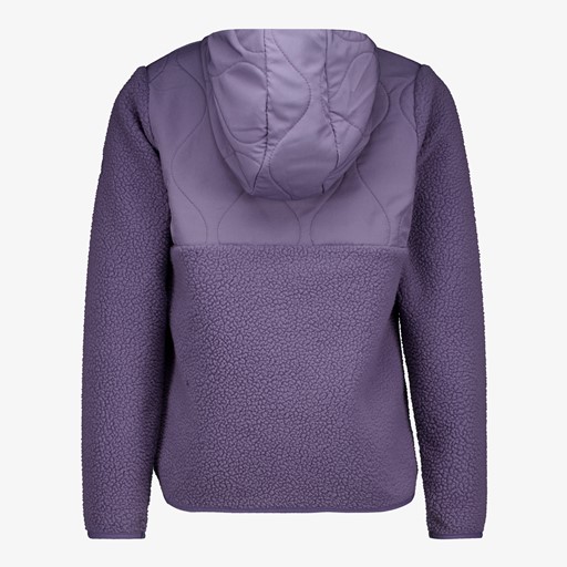 Meisjes anorak fleece vest paars