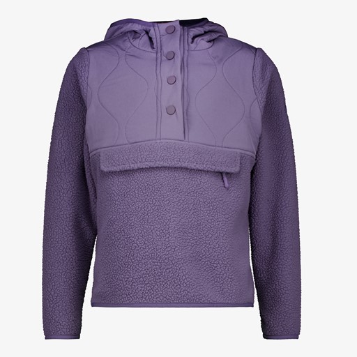 Meisjes anorak fleece vest paars