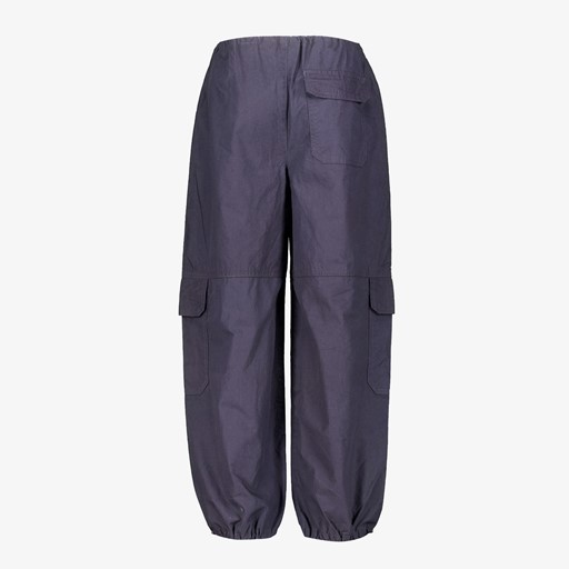 Meisjes parachute broek grijs