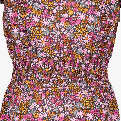 Meisjes playsuit met bloemenprint