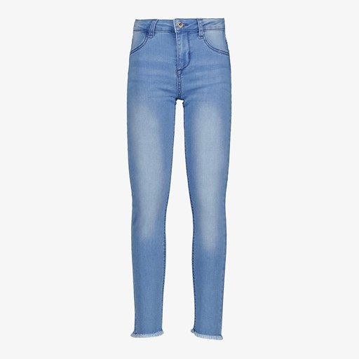Meisjes skinny jeans lichtlblauw
