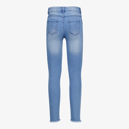 Meisjes skinny jeans lichtlblauw