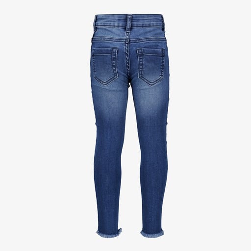 Meisjes skinny jeans donkerblauw